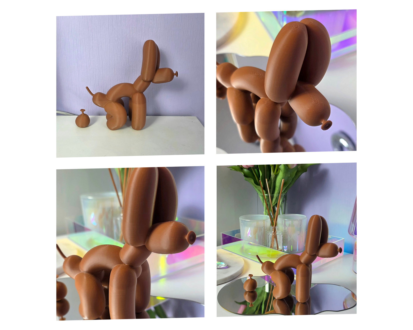 Ballonhond decoratie beeld Poopy