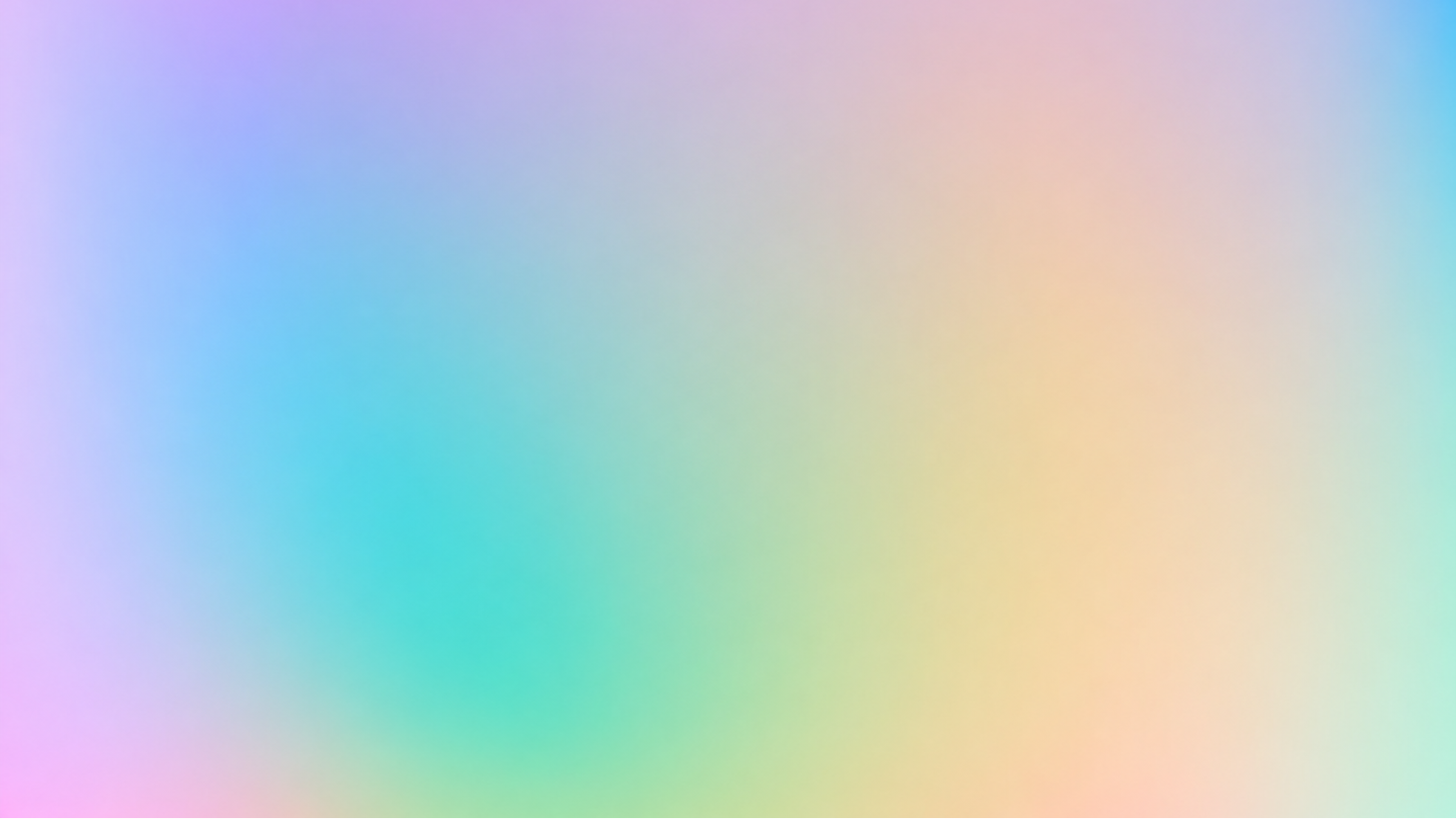Banner foto met pastel kleuren, alle kleuren van de regenboog