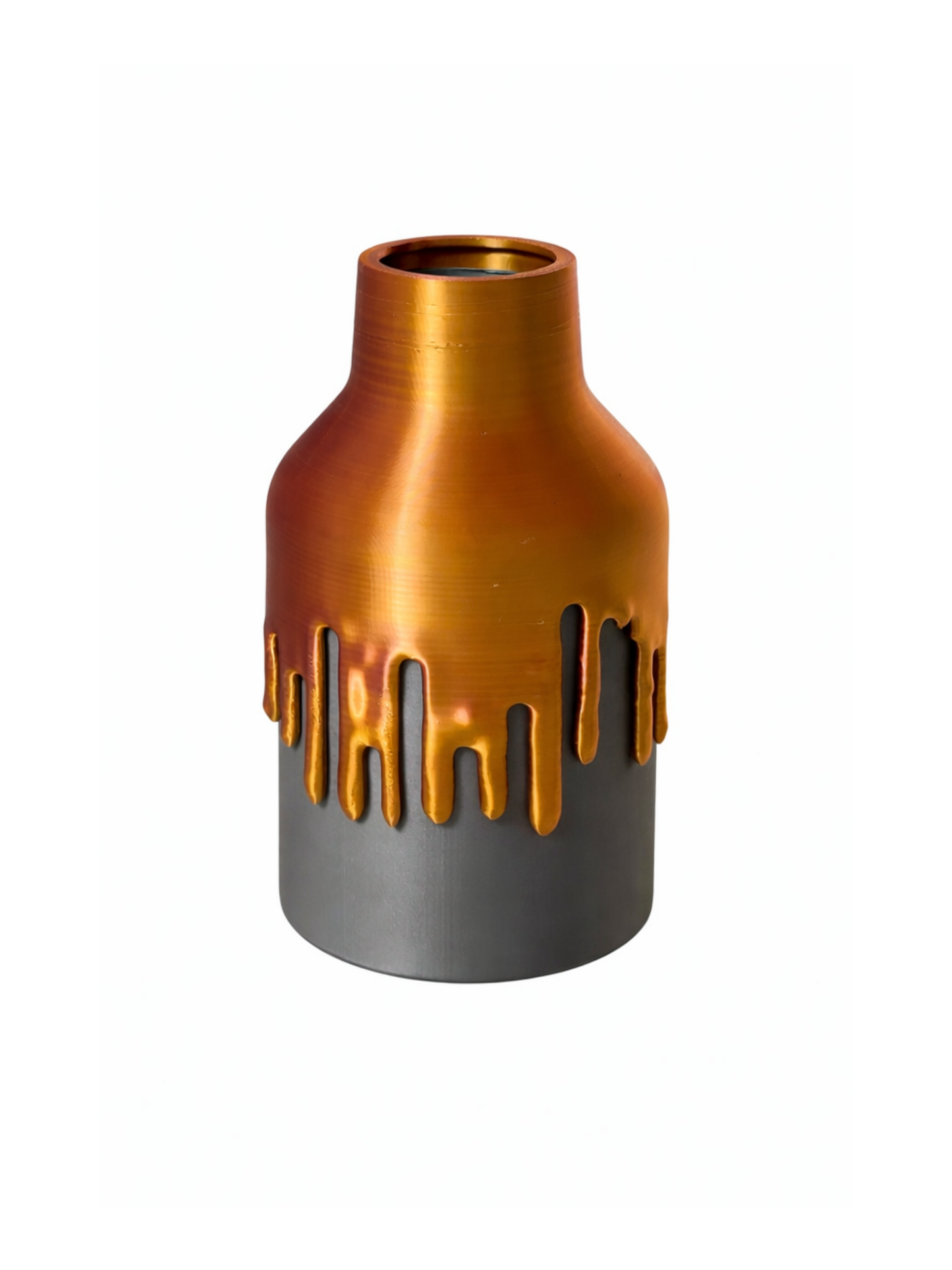 Vaas met schroefdop en drip effect