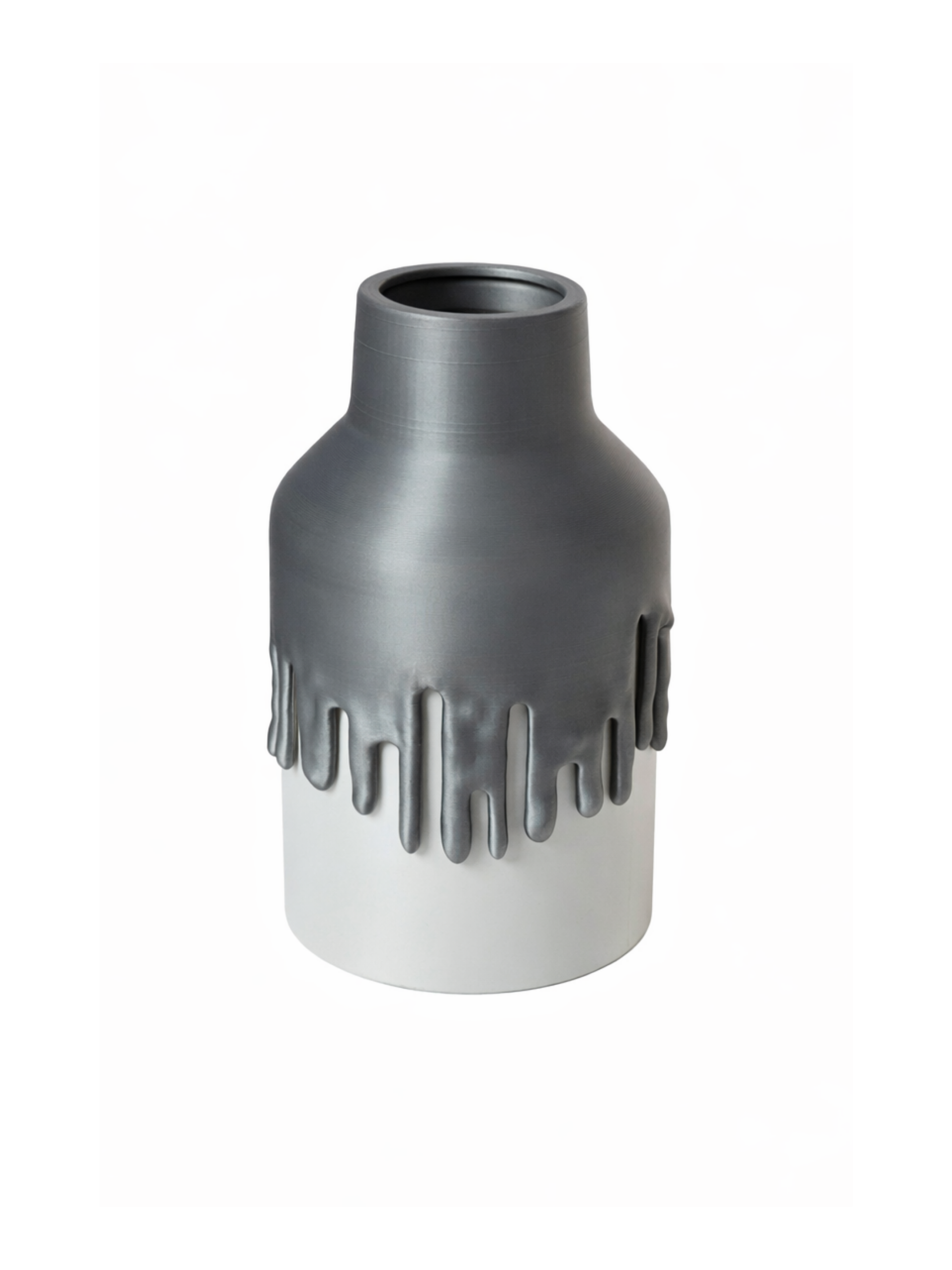 Vaas met schroefdop en drip effect