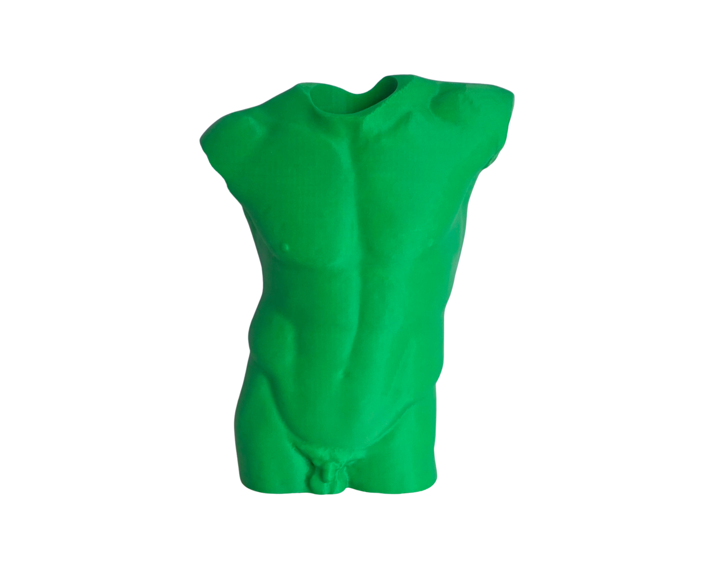 Vaas Adam 160 mm in groen met sculpturaal torso design